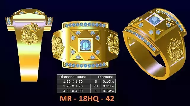 1 model diamond menring korea 42