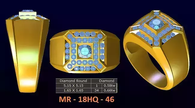1 model diamond menring korea 46