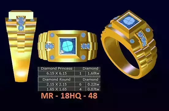 1 model diamond menring korea 48