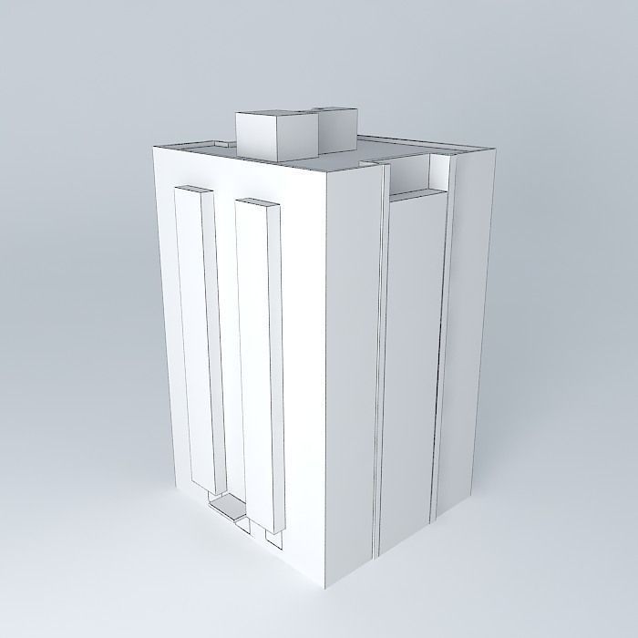 House on Zhukovsky Street Free 3D model_4