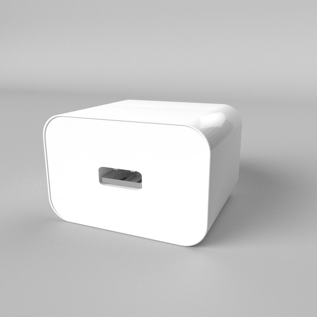Phone Charger v2 3D model_1