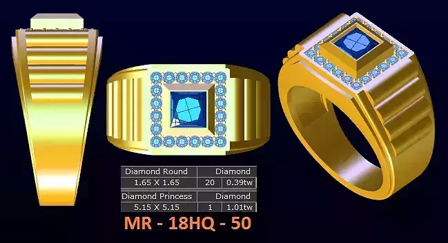 1 model diamond menring korea 50