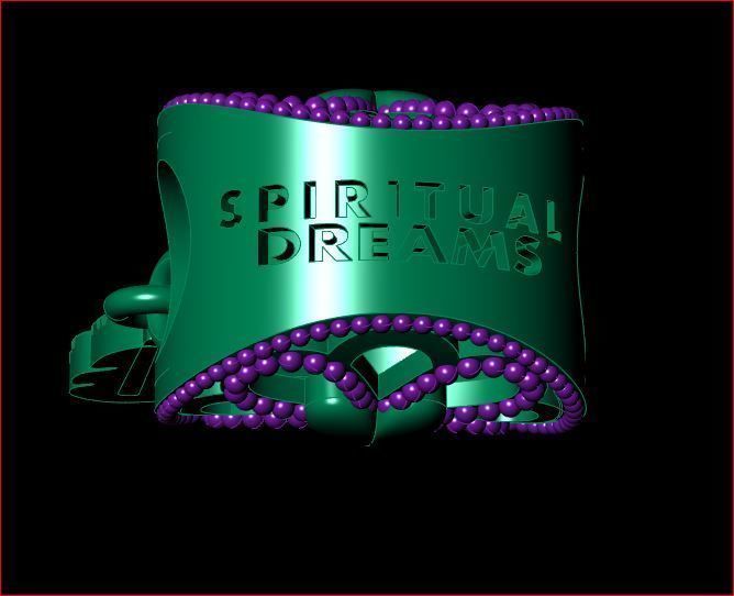 Bracelet - Bead 3D print model 3D print model_2