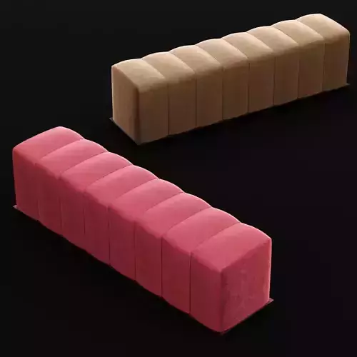 bed bench 5 3D model
