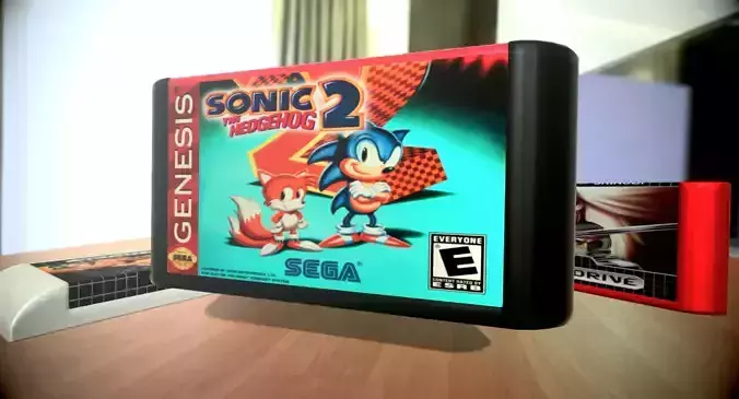 Genesis Video Game Cartridge