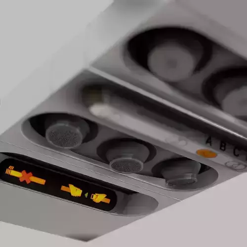 Airbus Airplane Cabin Overhead Panel