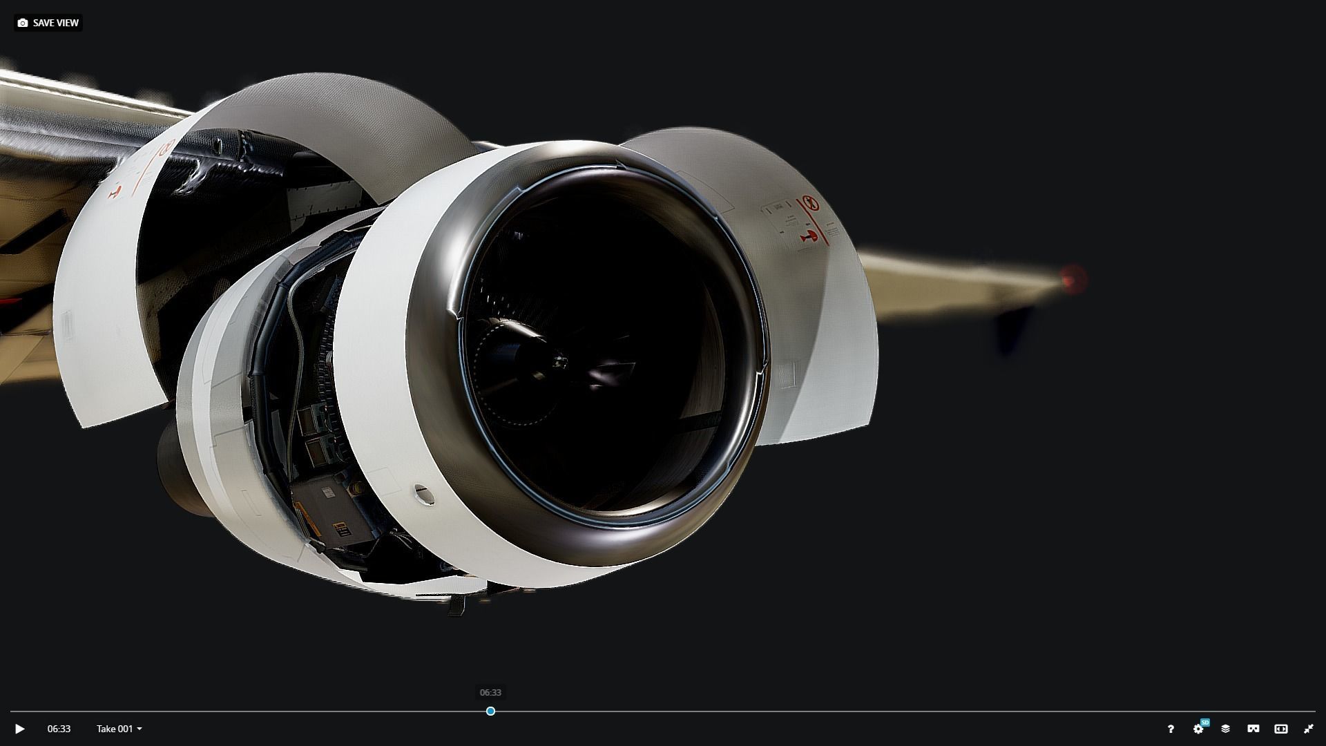 Airbus A320 Wing 3D model_2