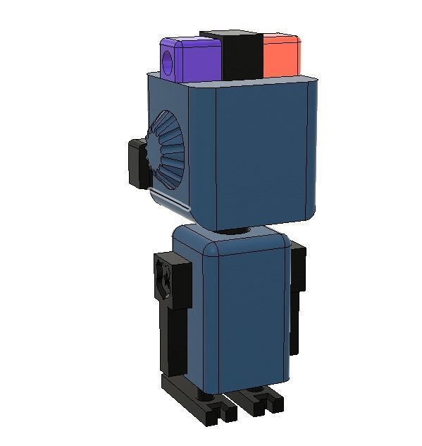 police robot 3D print model_6