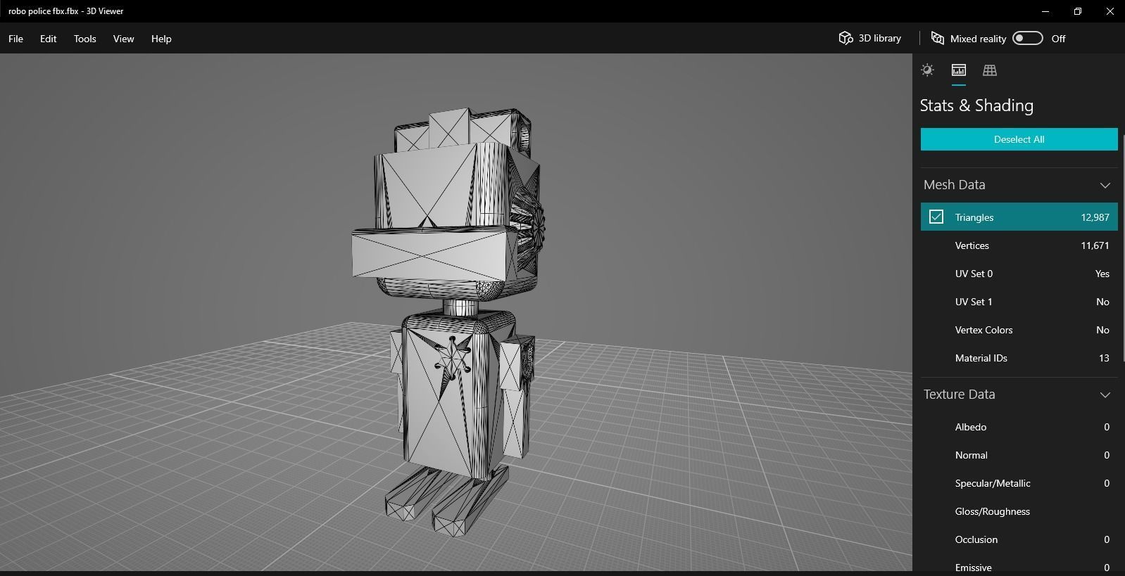 police robot 3D print model_10