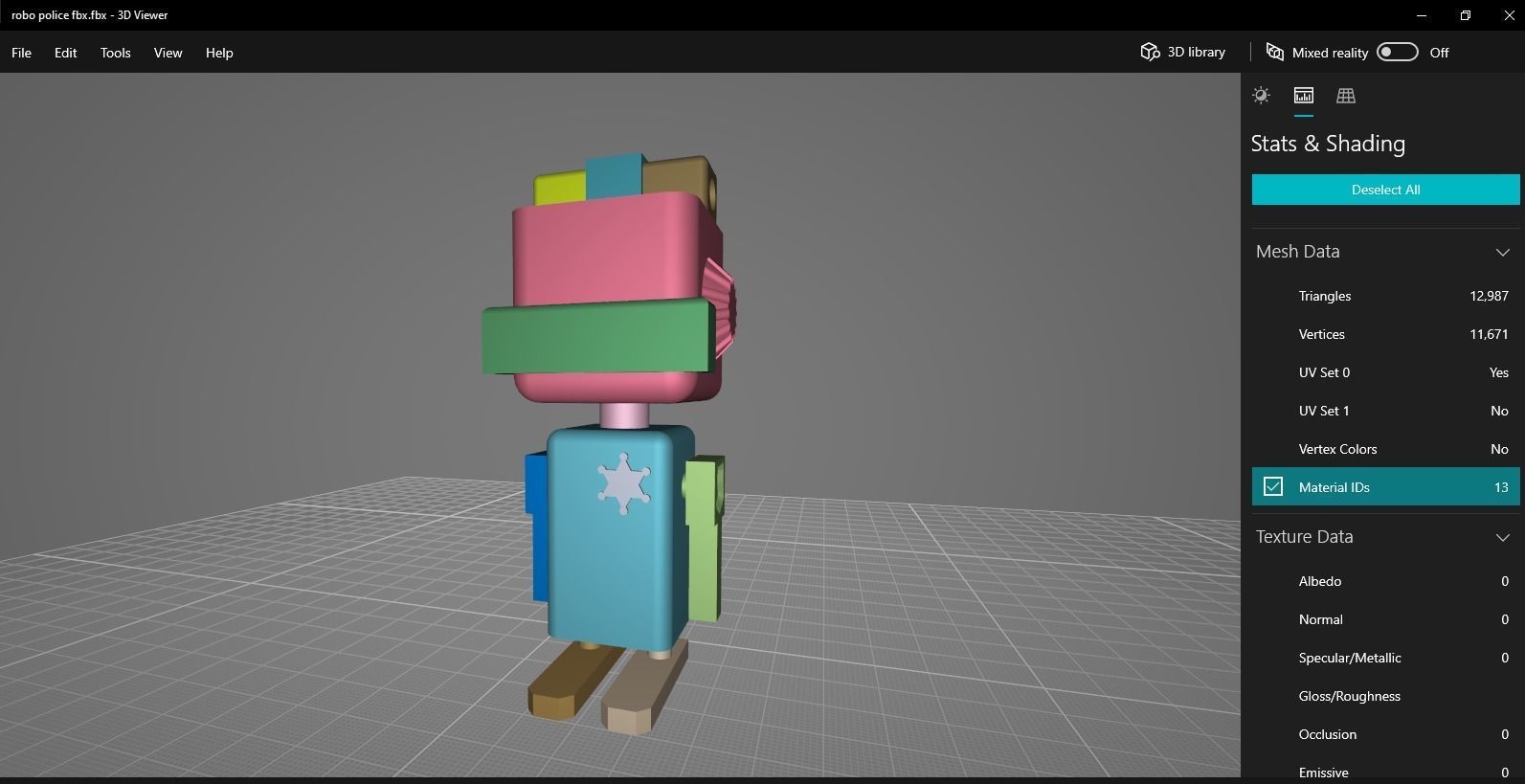 police robot 3D print model_7