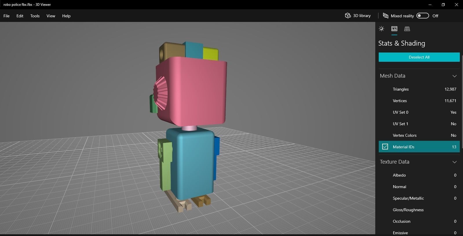 police robot 3D print model_8