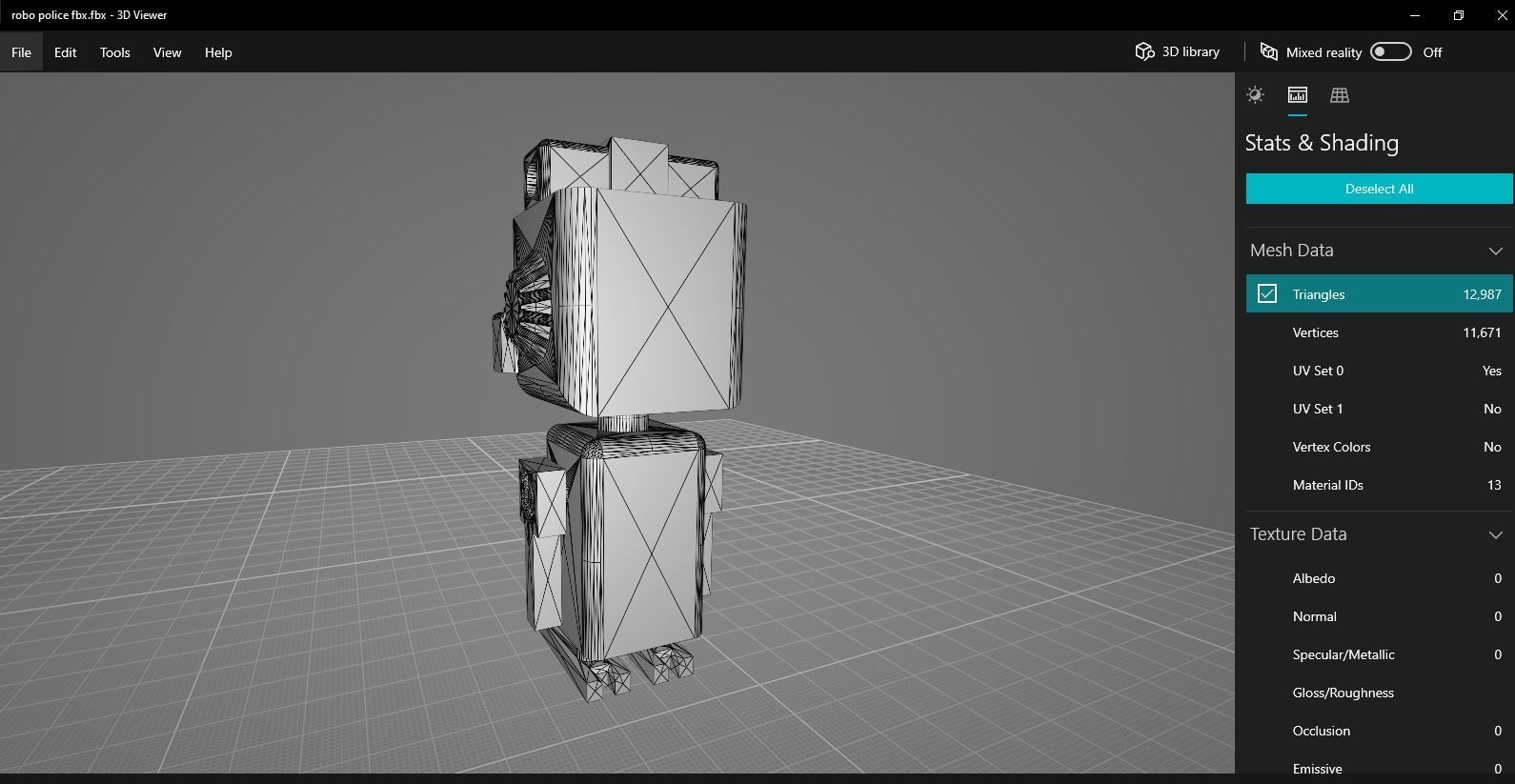 police robot 3D print model_9