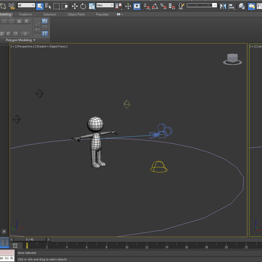 Stickman Character Rigged 3D model_15