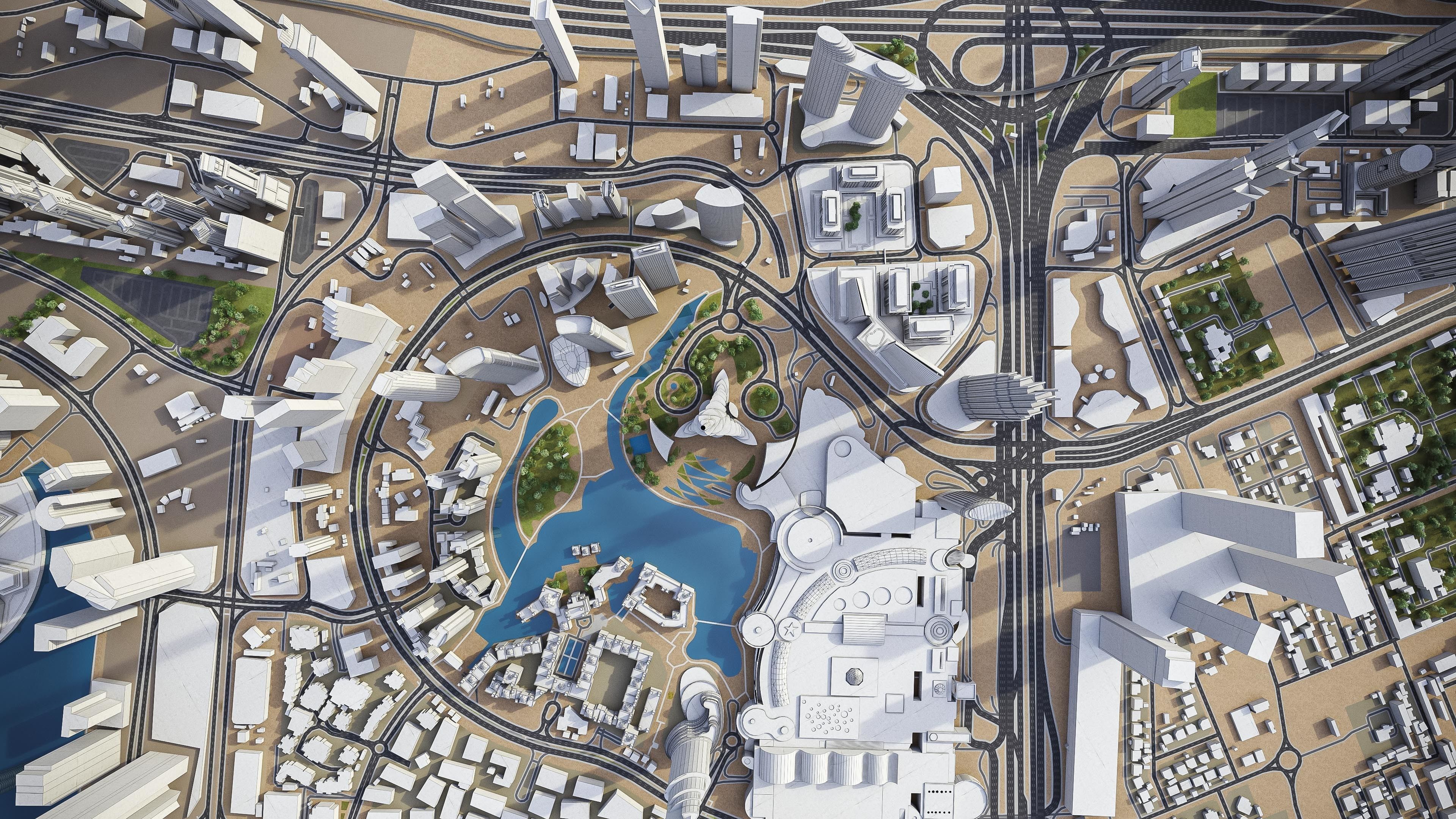 Dubai - Metropolitan Area 3D Model Collection_13