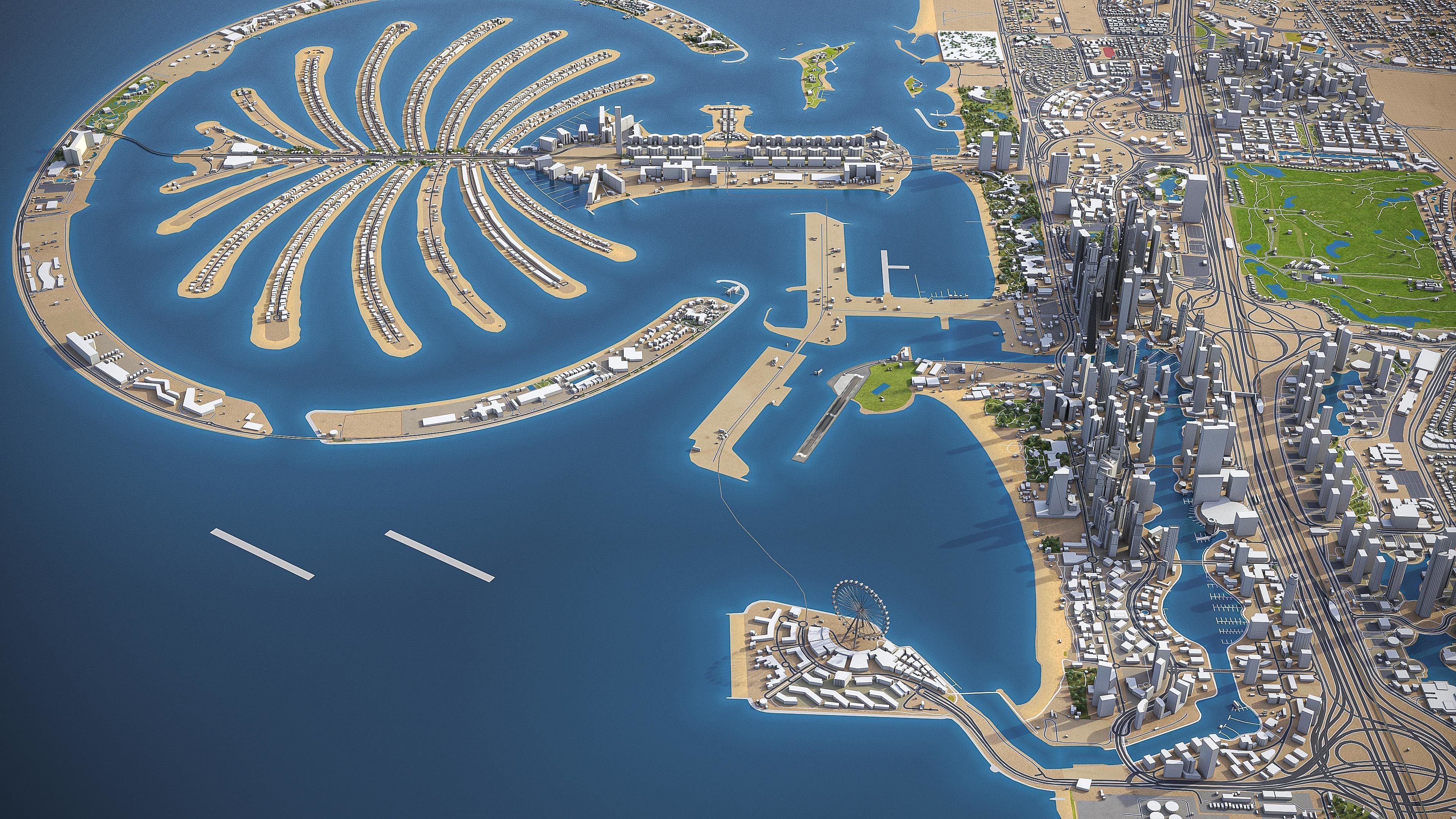 Dubai - Metropolitan Area 3D Model Collection_41