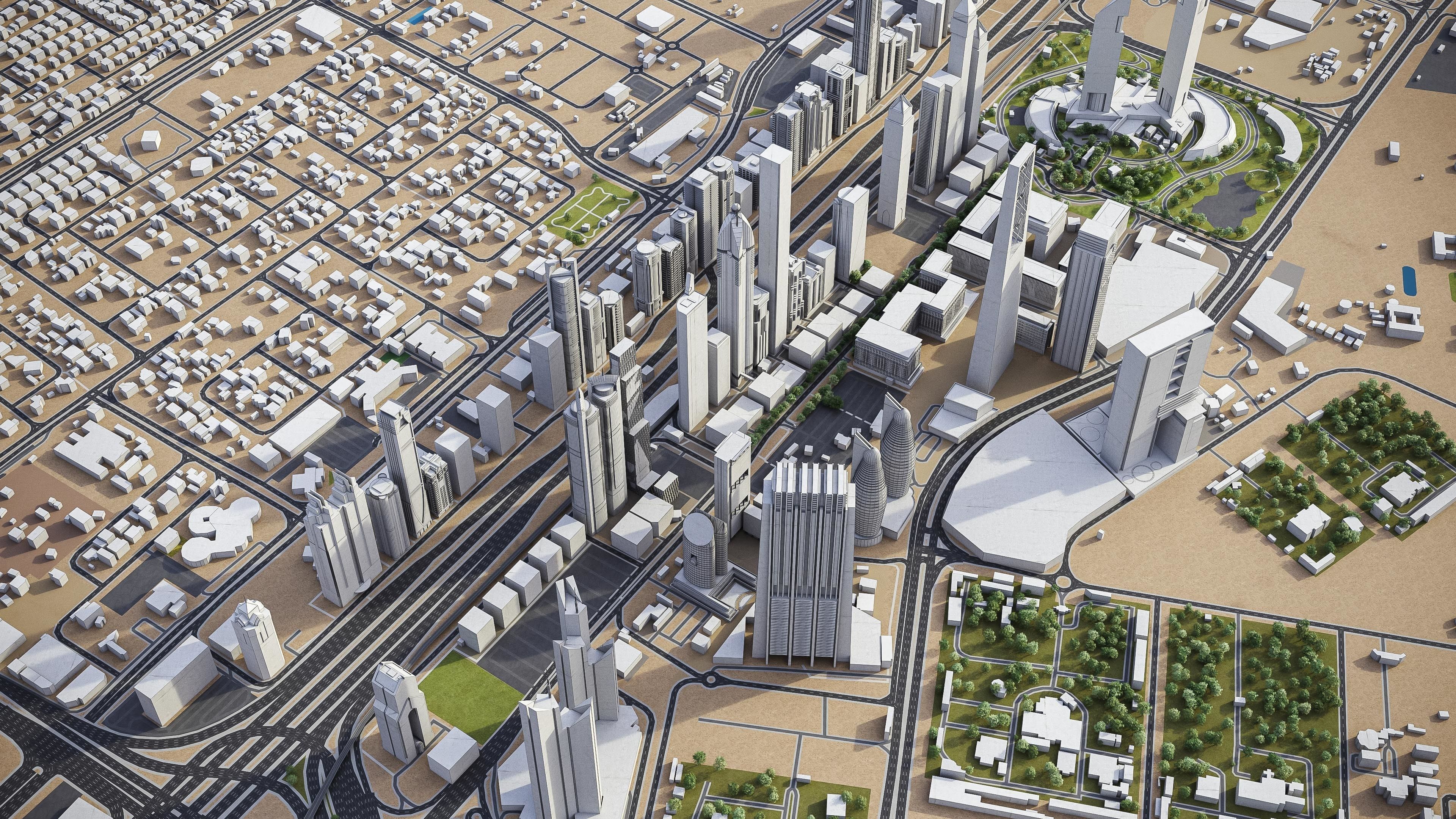 Dubai - Metropolitan Area 3D Model Collection_24