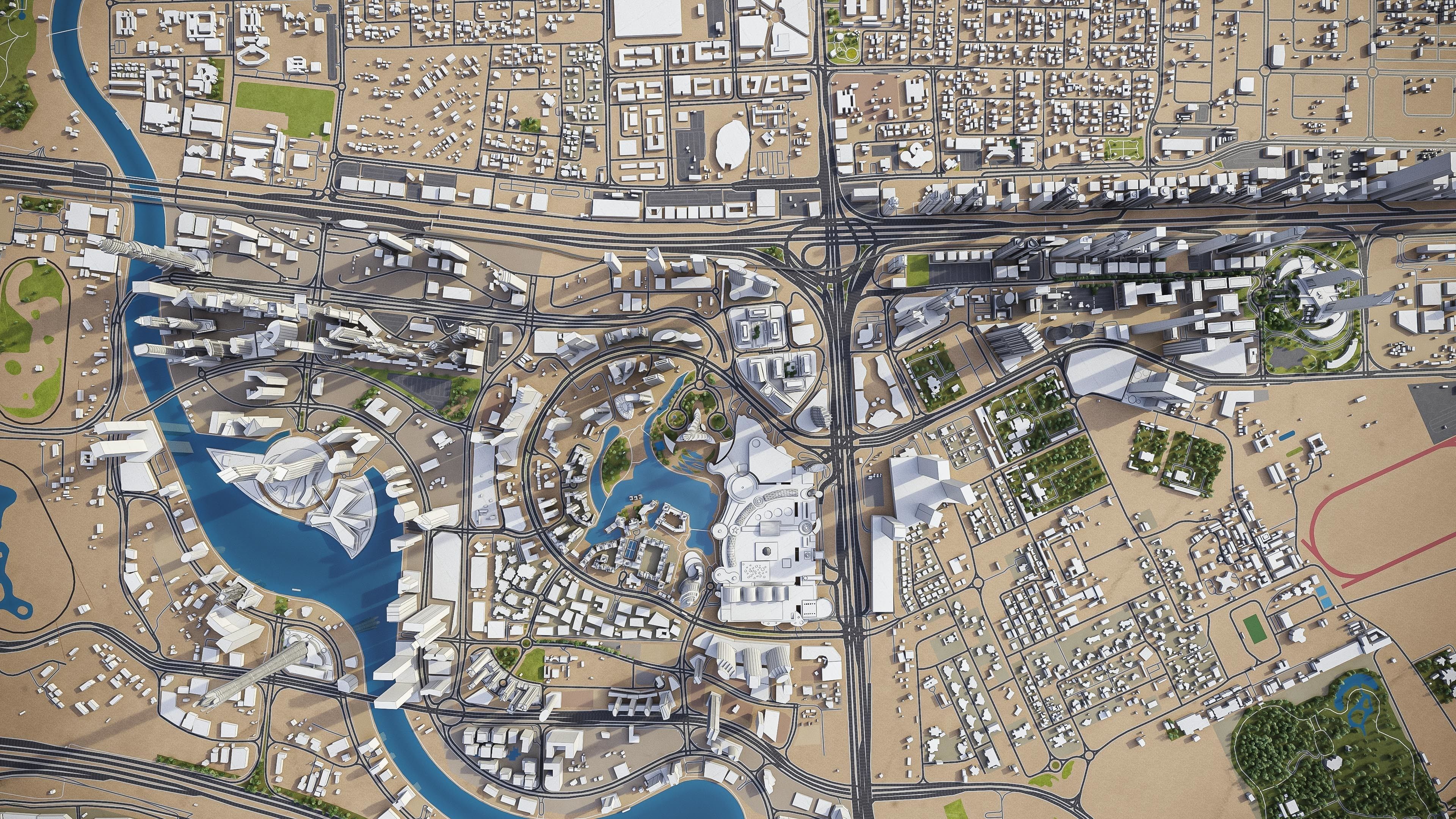 Dubai - Metropolitan Area 3D Model Collection_32