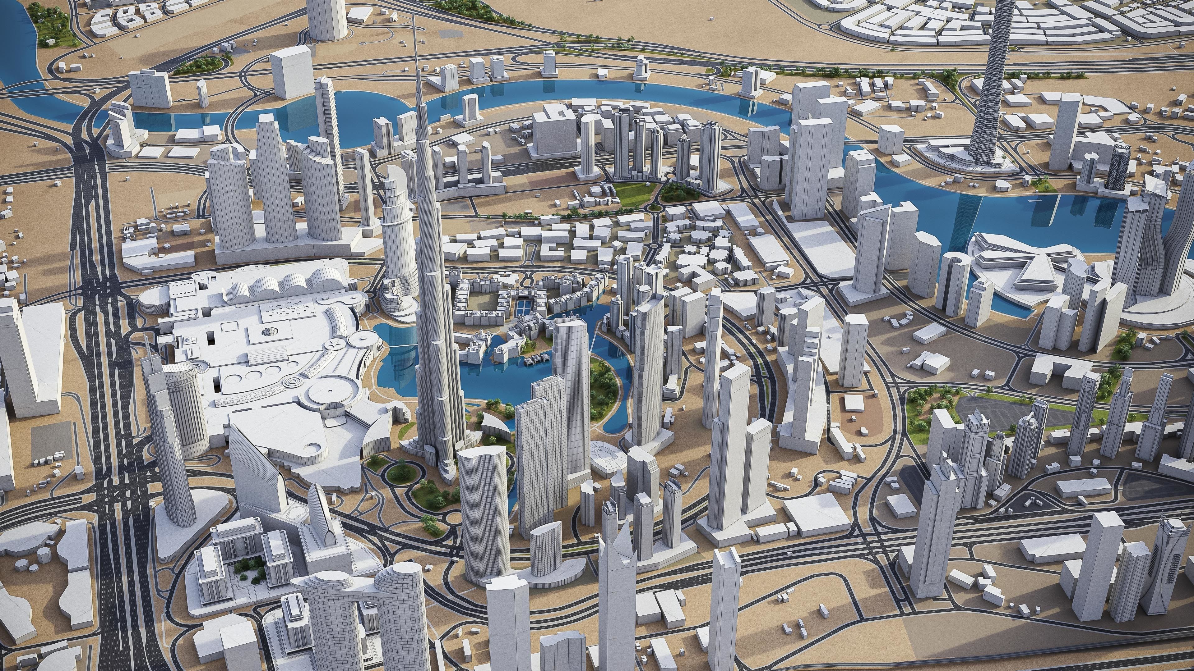 Dubai - Metropolitan Area 3D Model Collection_28