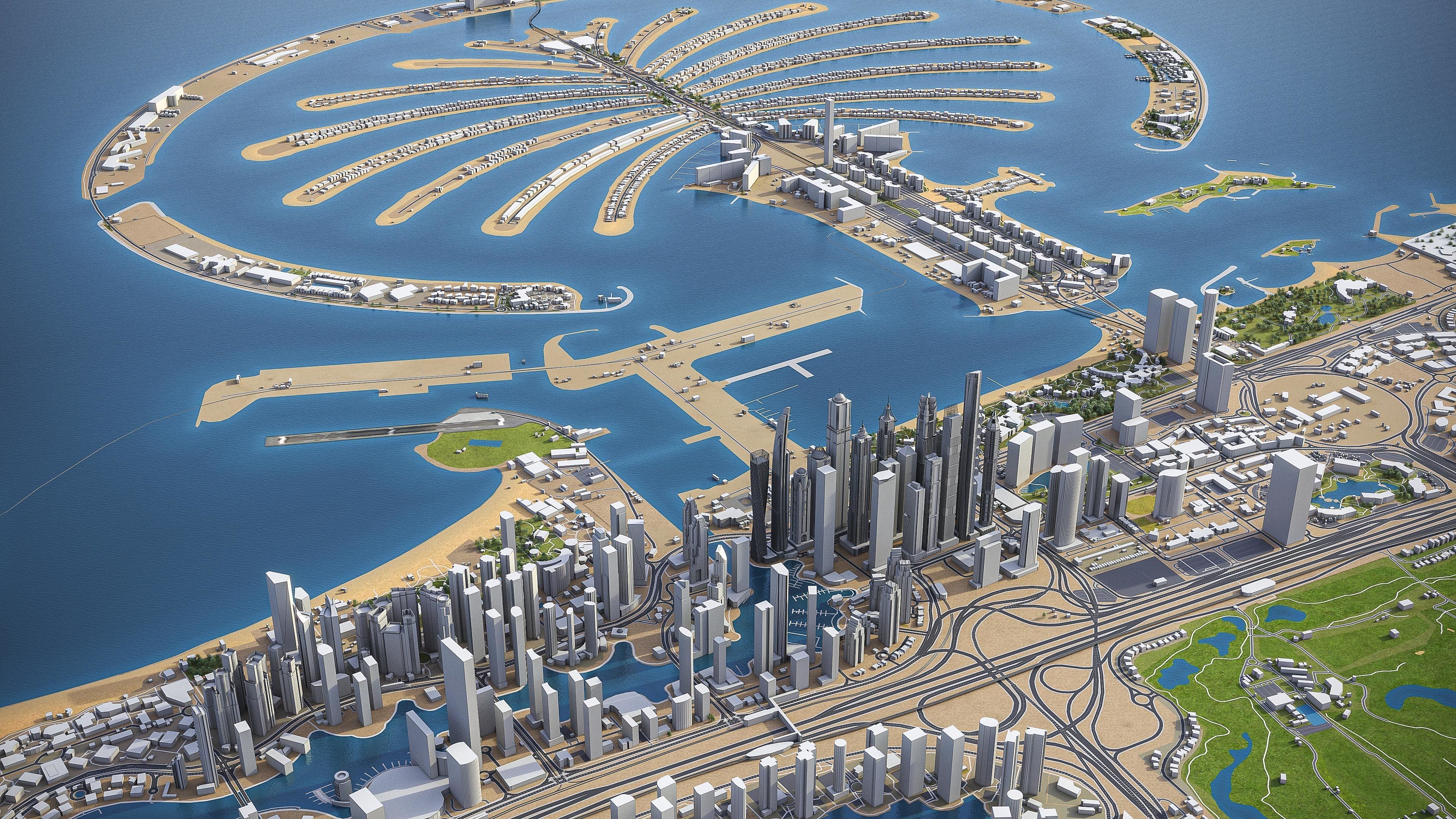 Dubai - Metropolitan Area 3D Model Collection_18