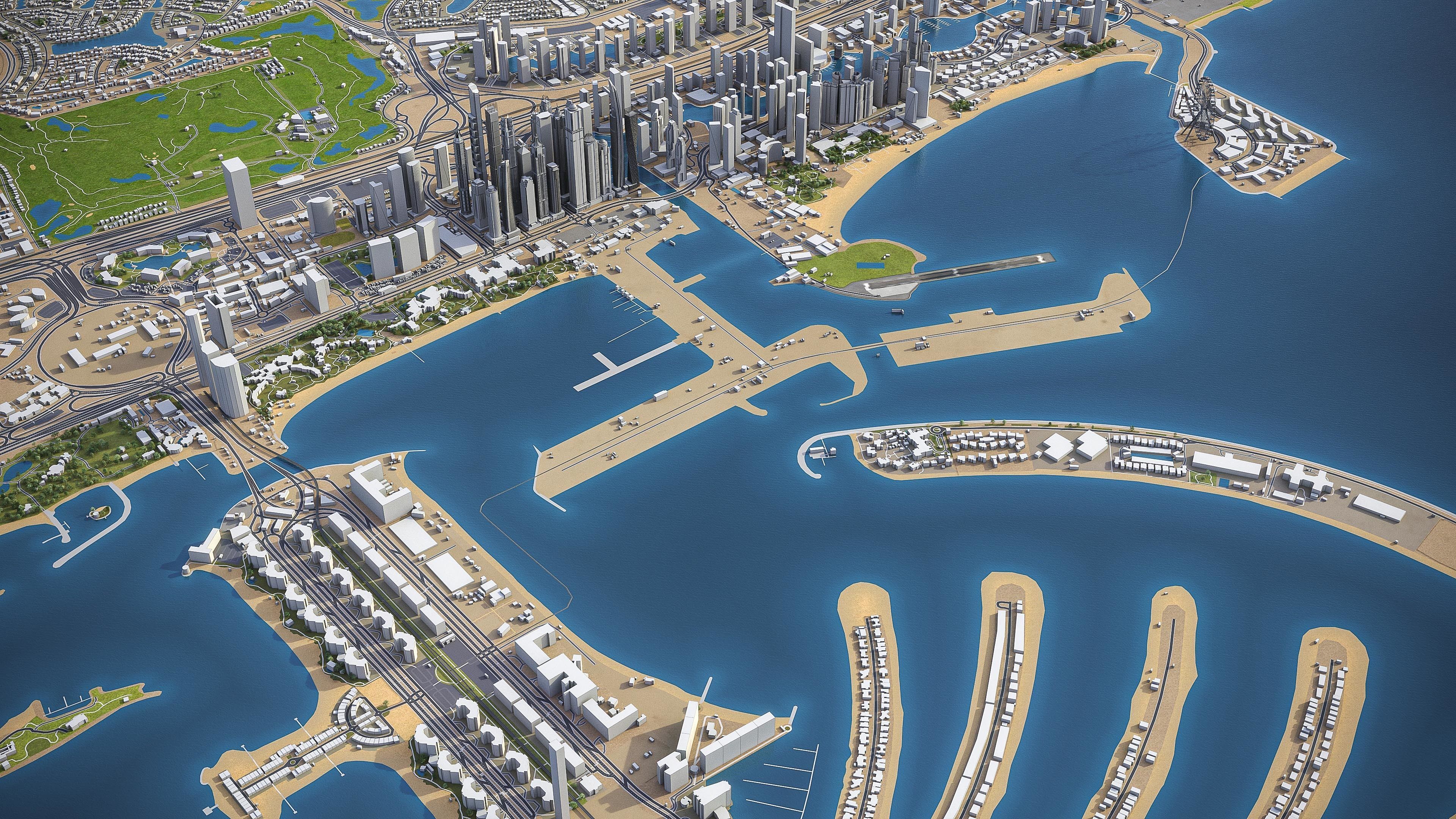 Dubai - Metropolitan Area 3D Model Collection_14