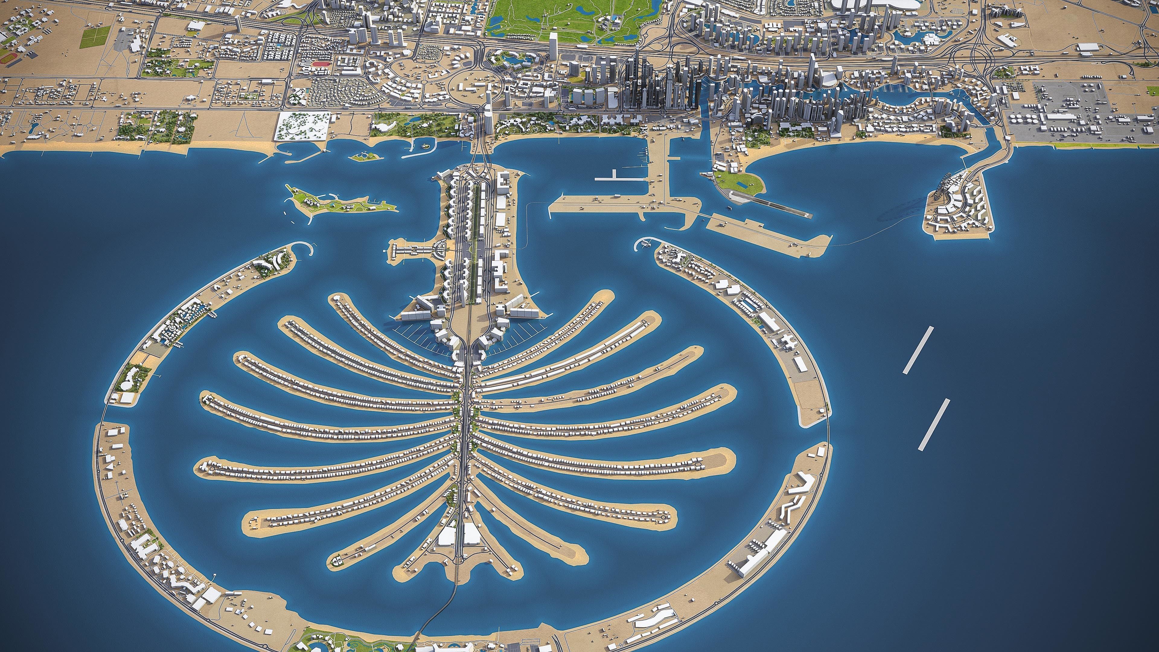 Dubai - Metropolitan Area 3D Model Collection_36