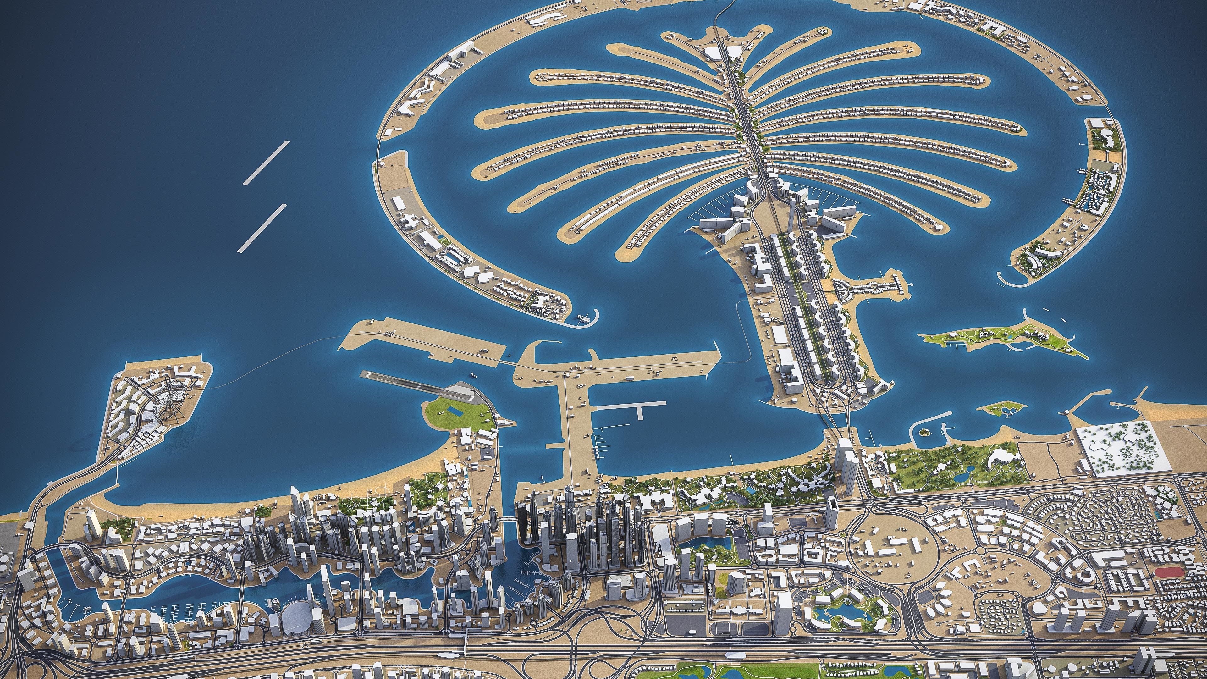 Dubai - Metropolitan Area 3D Model Collection_39