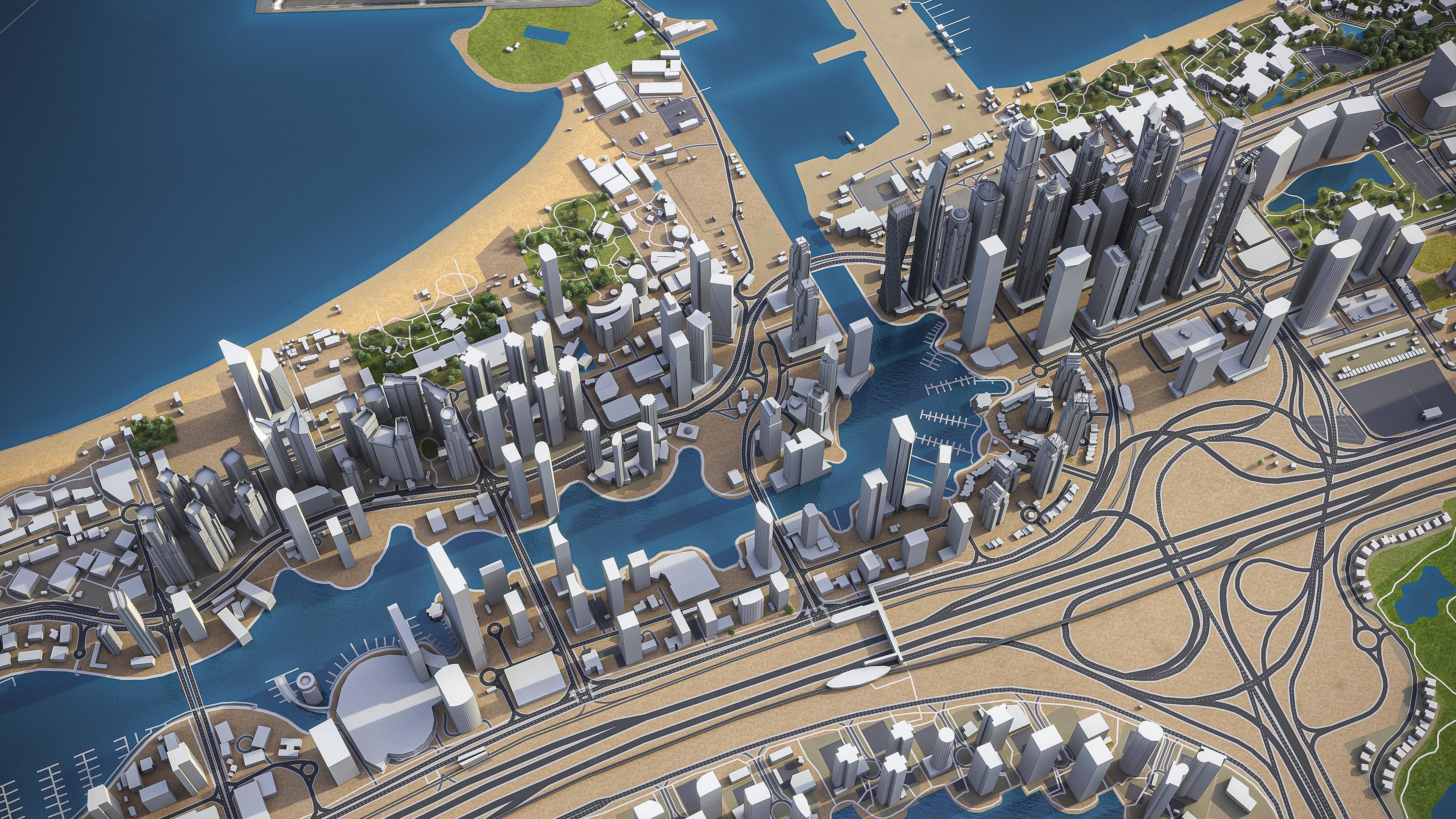 Dubai - Metropolitan Area 3D Model Collection_43
