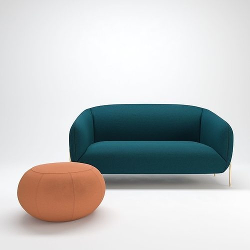 Style furniture set by Saba 3D model 4