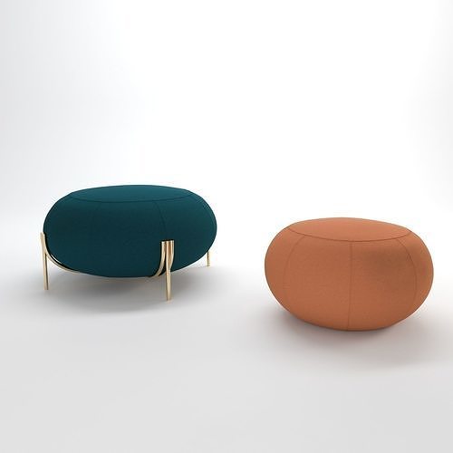 Style furniture set by Saba 3D model 7