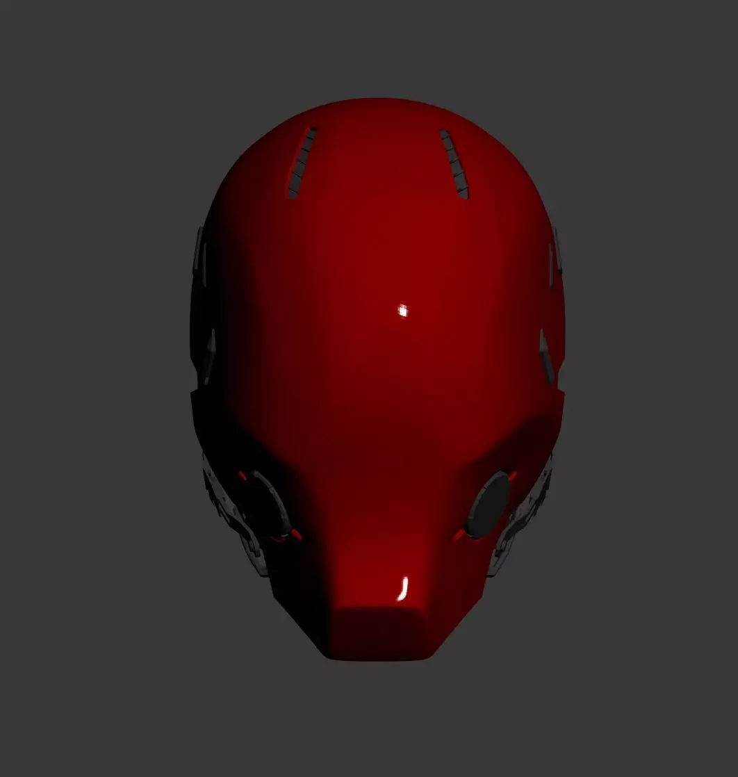 Batman Red Hood Helmet Cosplay 3D print model