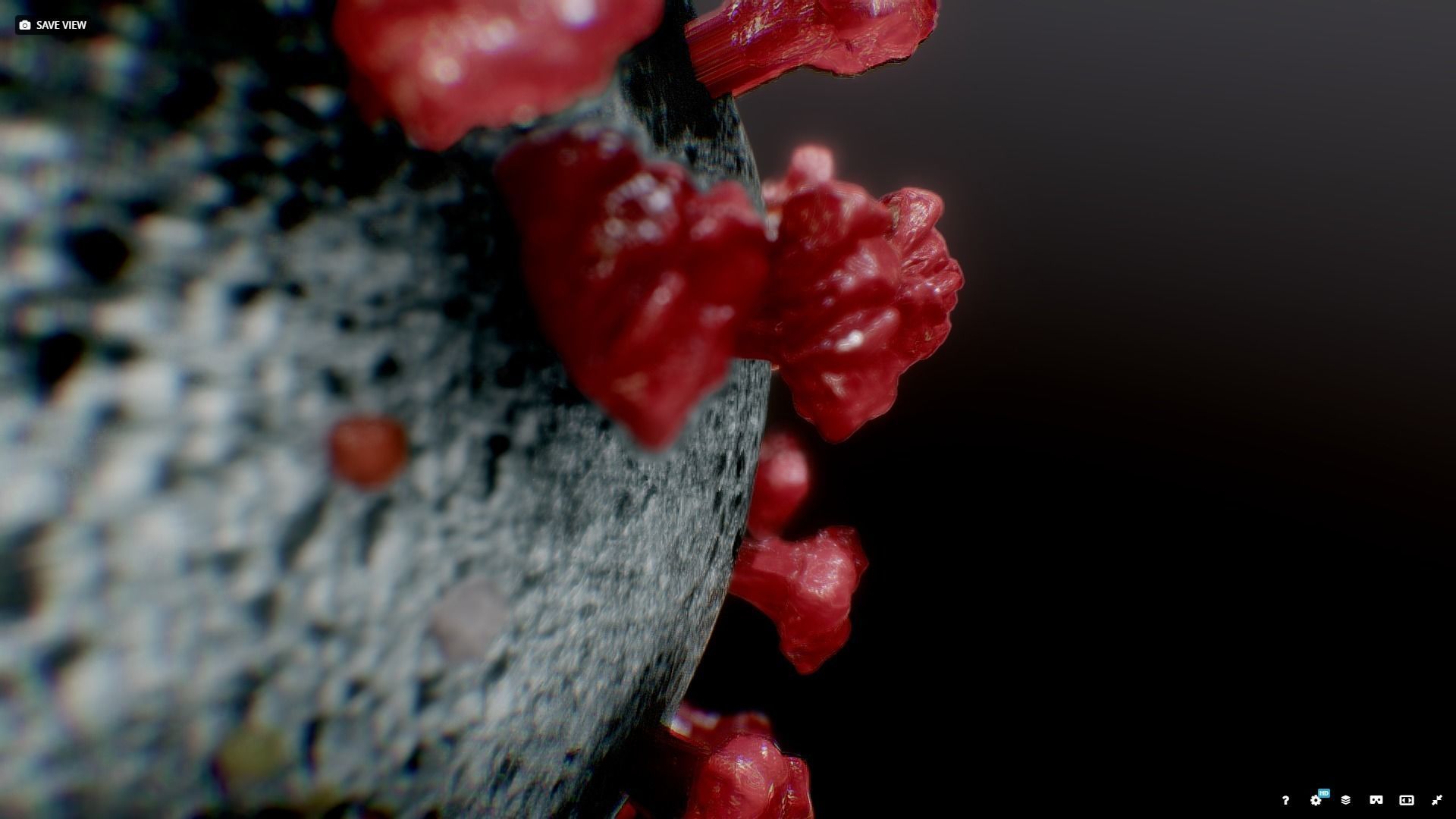 Corona Virus Covid 19 3D model_6