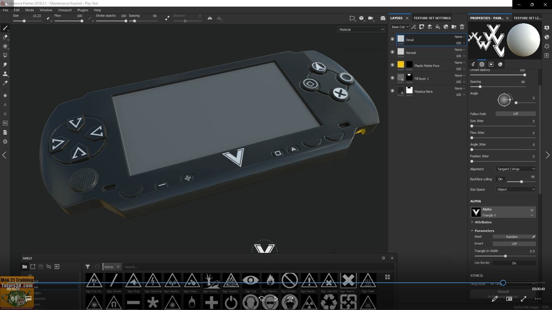 3dsmax Modellazione Avanzata Voxel Remesh Tutorial MP4 Low-poly 3D model_11