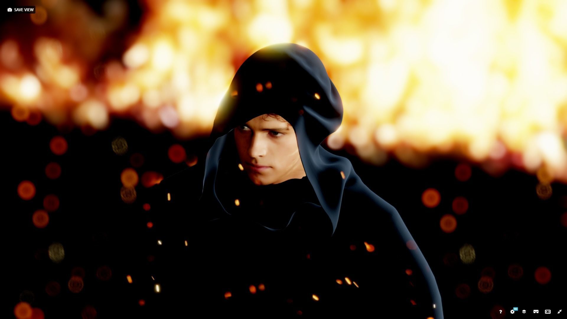 Anakin Skywalker 3D model_4