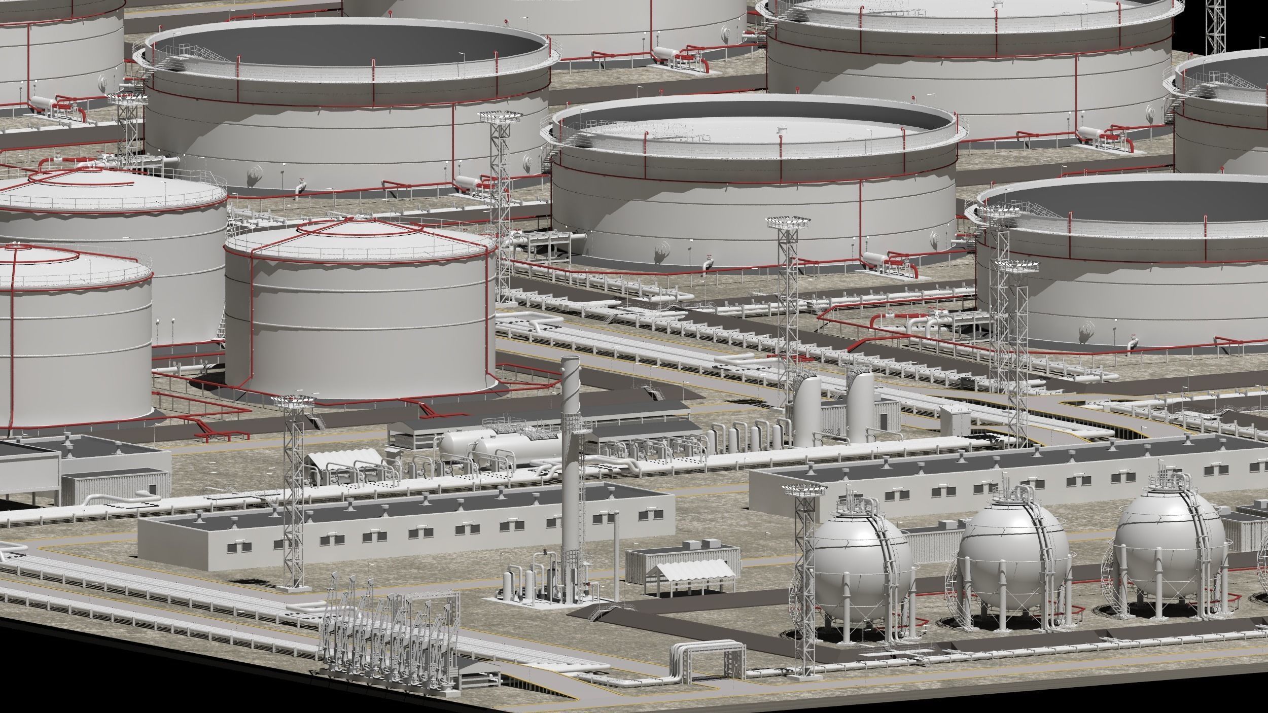 oil storage facility  3D model_18