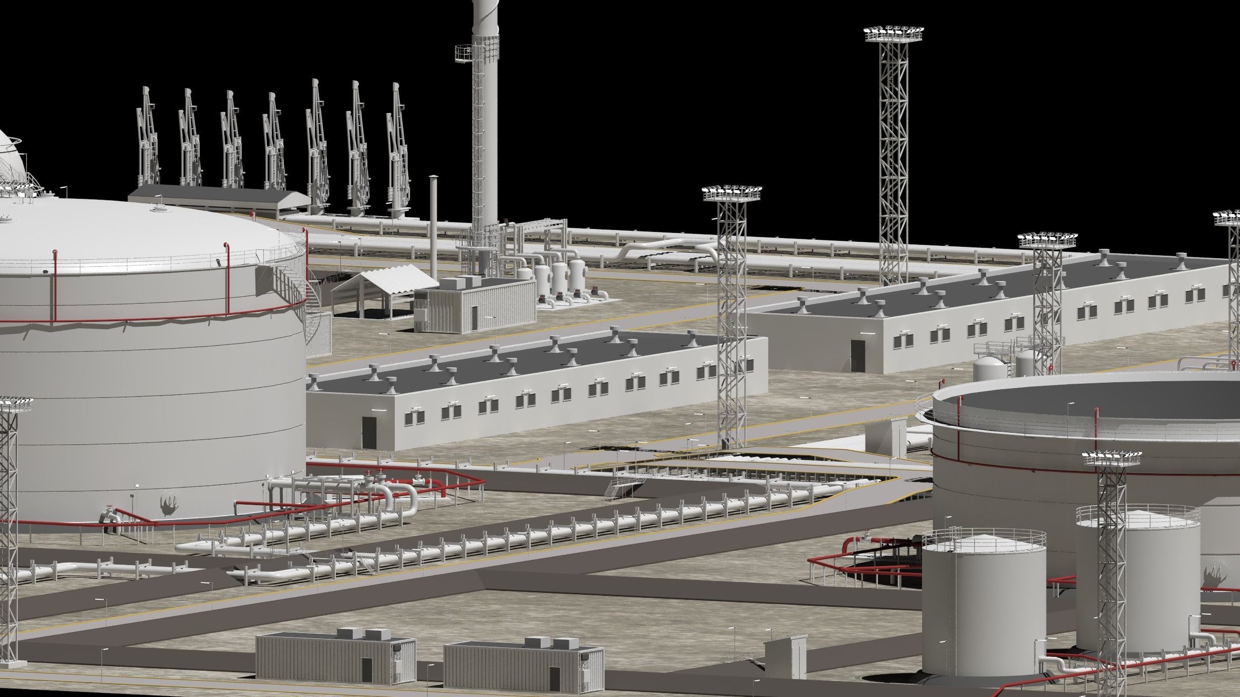 oil storage facility  3D model_16