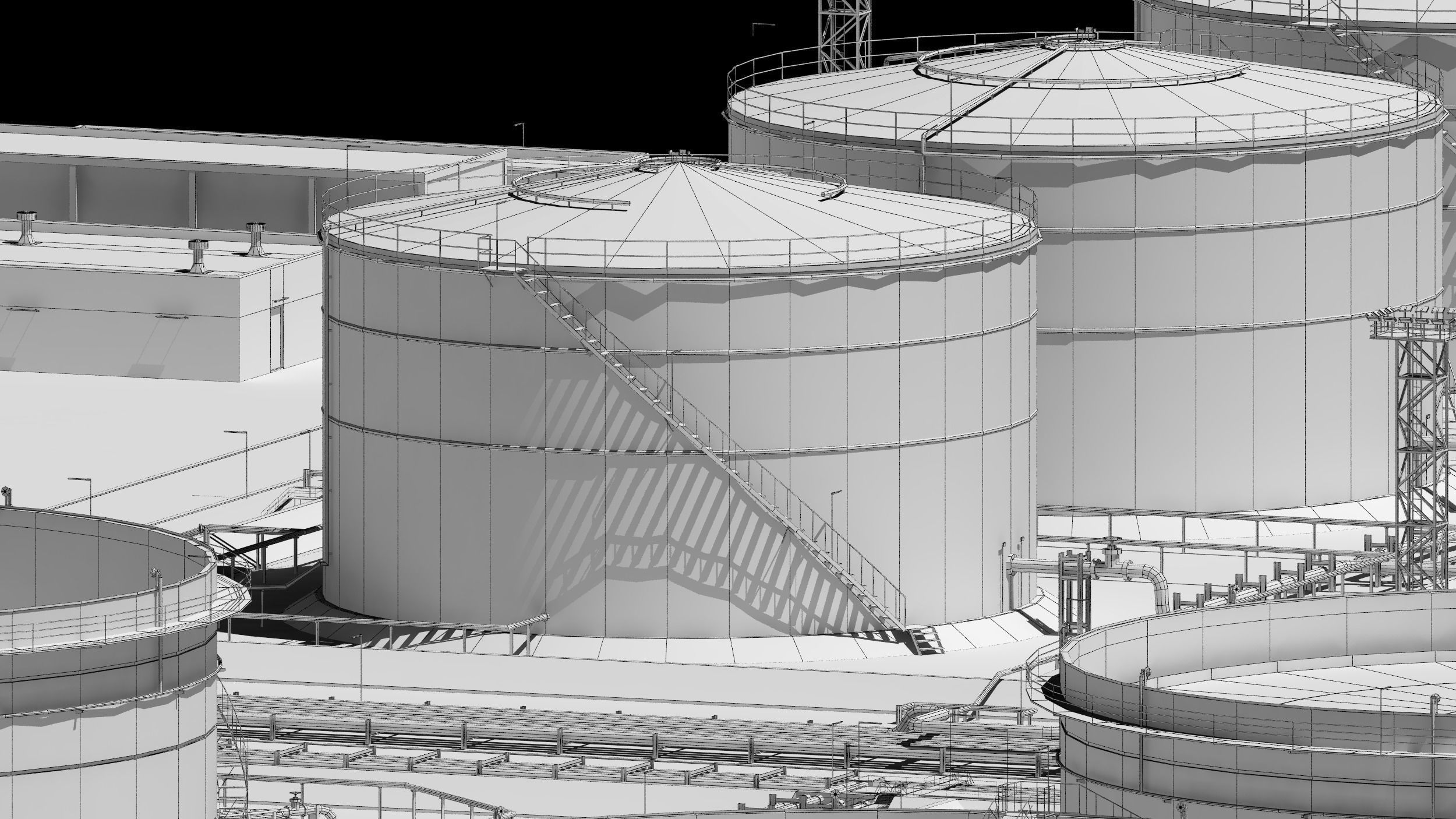 oil storage facility  3D model_9