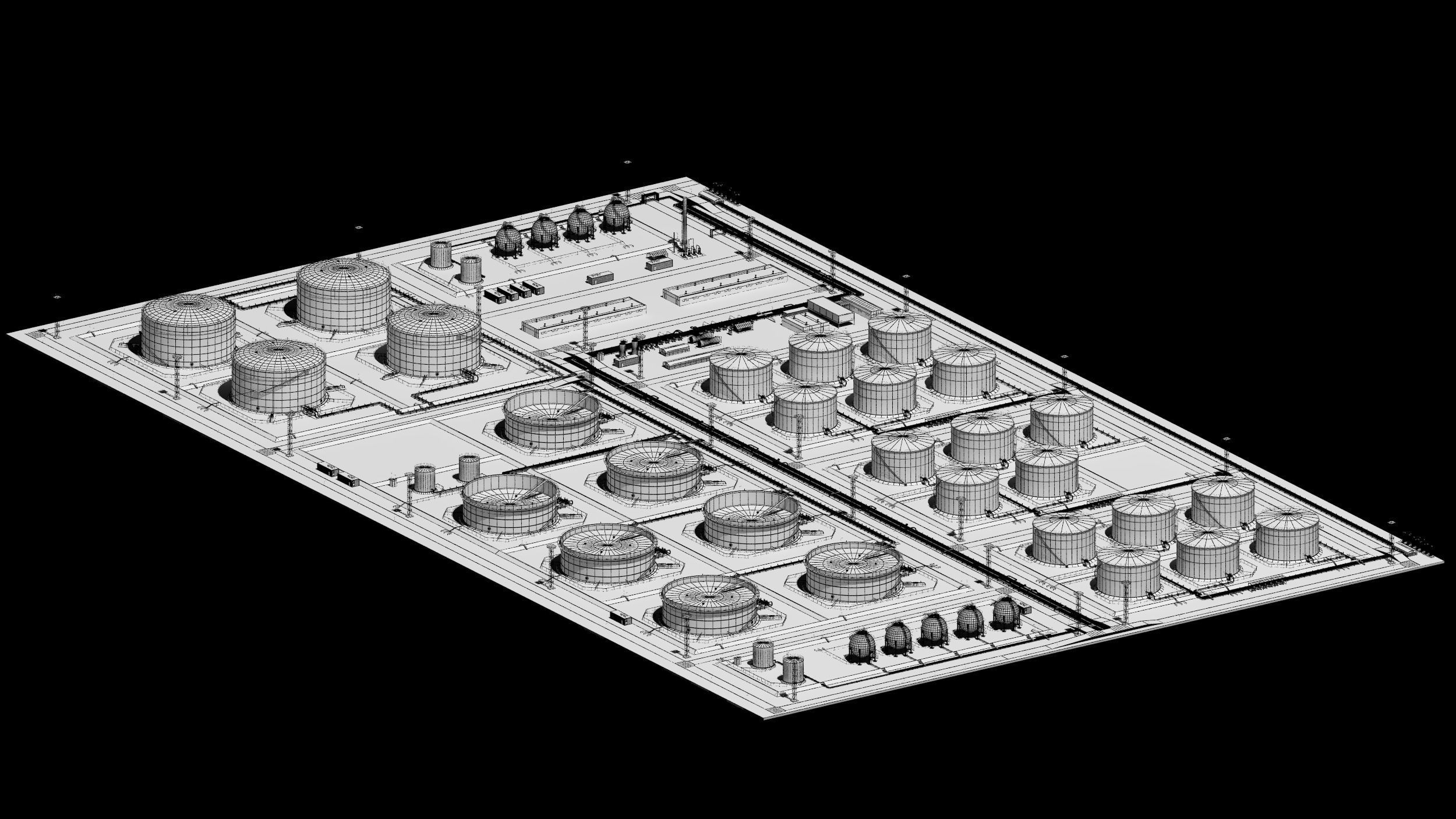 oil storage facility  3D model_13