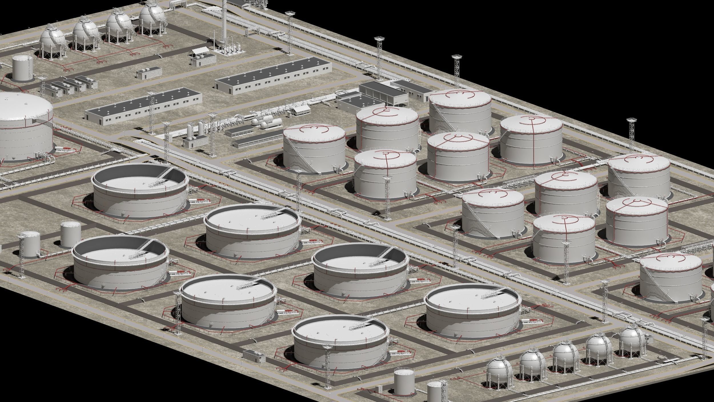 oil storage facility  3D model_10