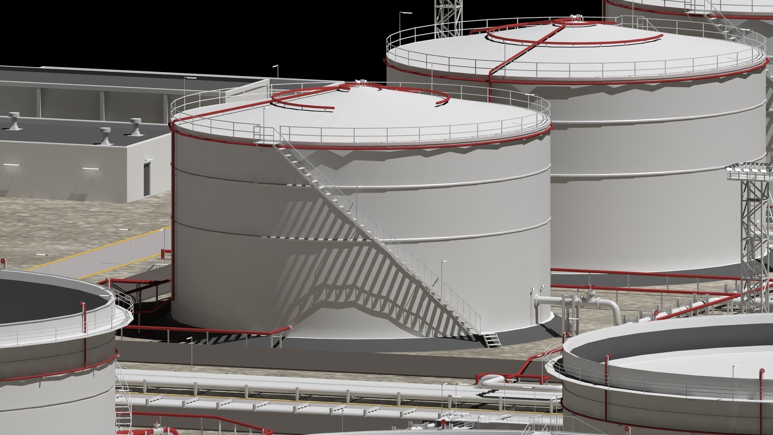 oil storage facility  3D model_8