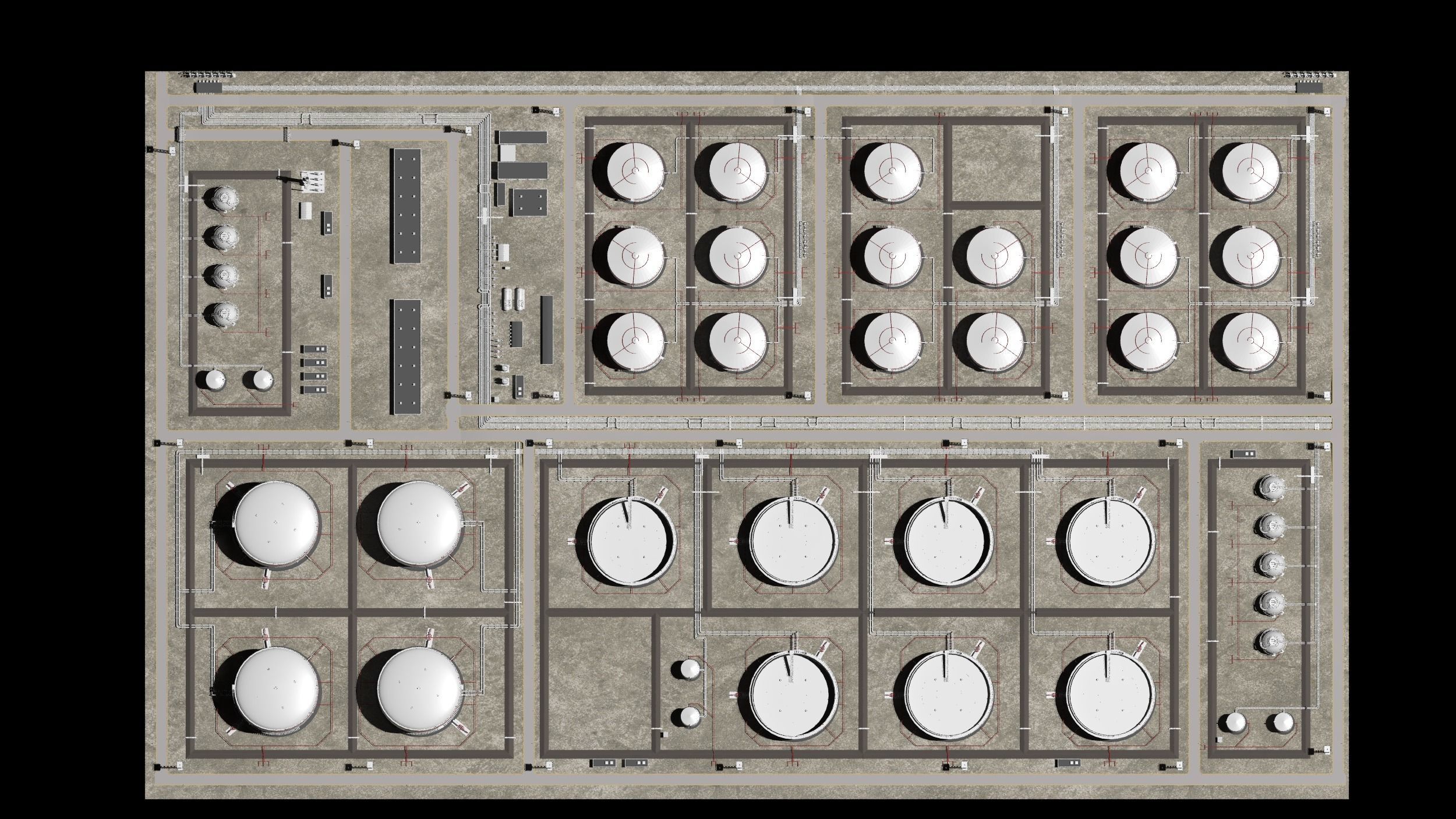 oil storage facility  3D model_26