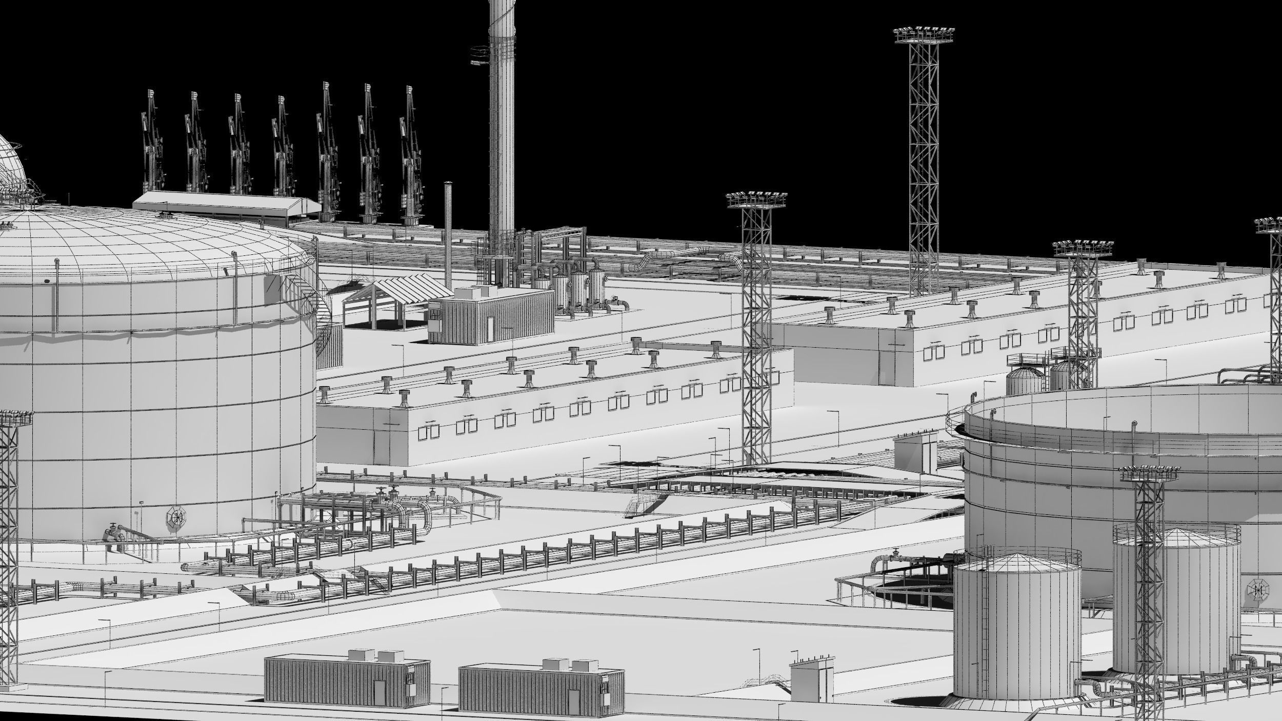 oil storage facility  3D model_17