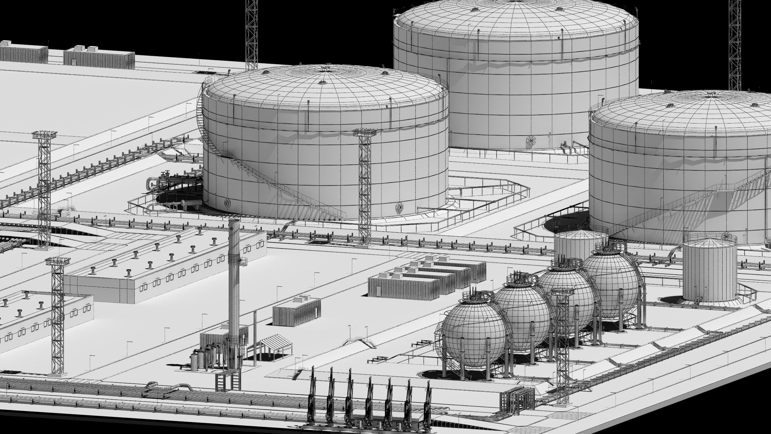 oil storage facility  3D model_21