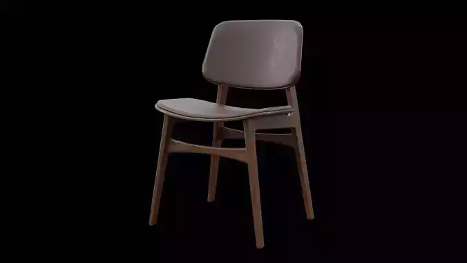Soborg Chair Model-3052-leather 96 and oak smoked