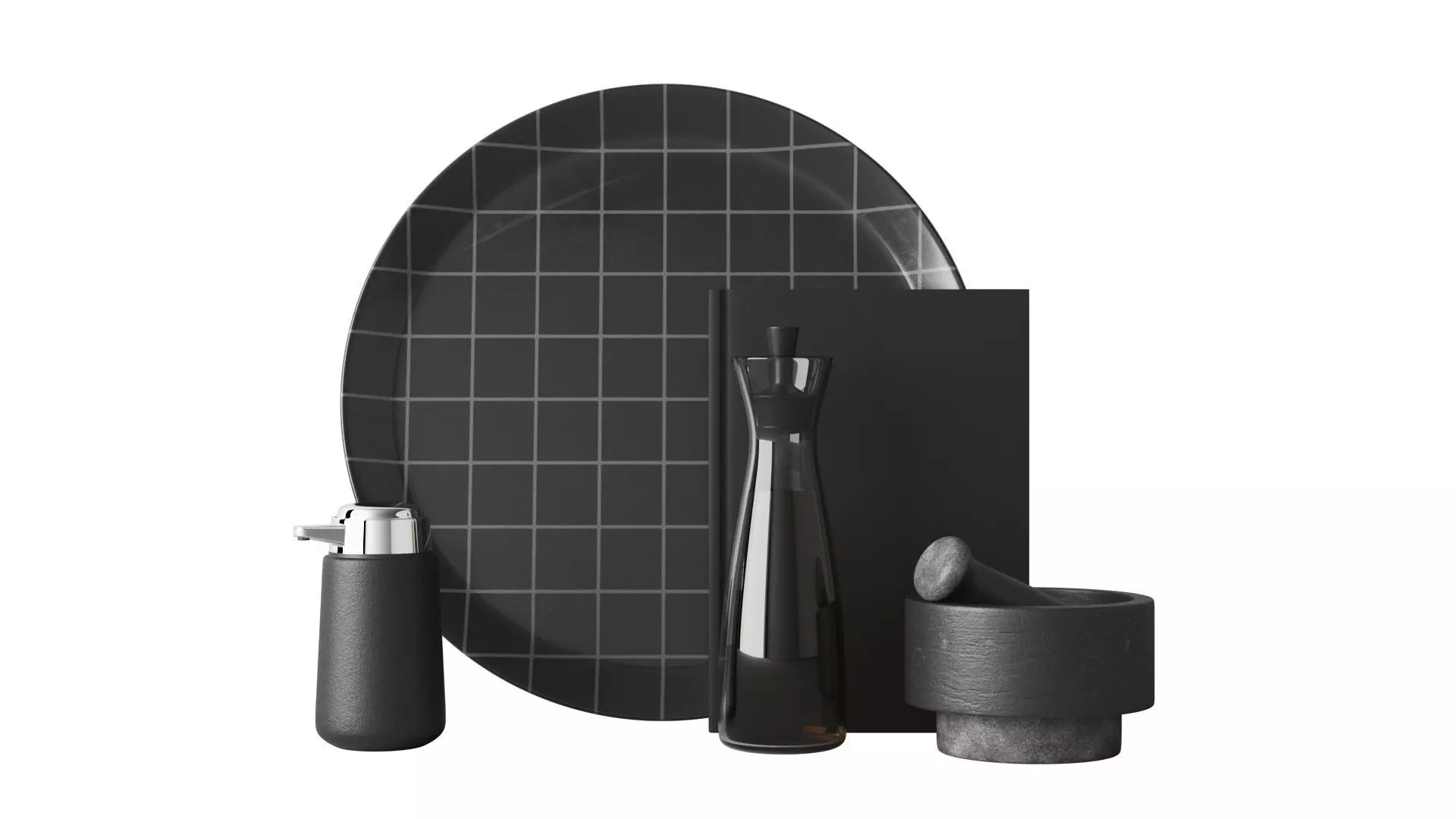 Kitchen Ethan - Accessories Low-poly 3D model