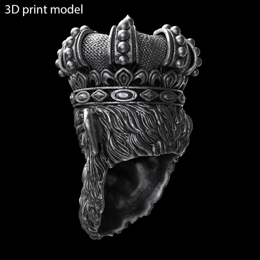 ANimal Pendant Jewelry Monkey king with crown vol1  3D print model_10