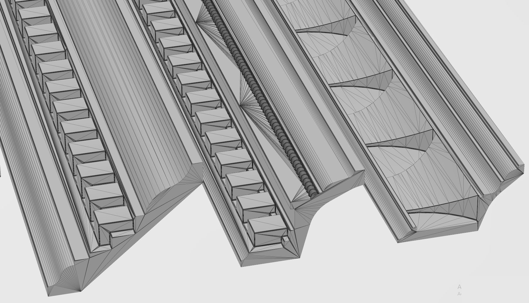 12 classical cornices and friezes for plaster and wood workings 3D ...