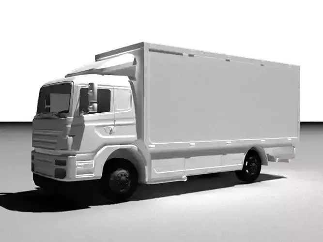 General Truck Low-poly 3D model