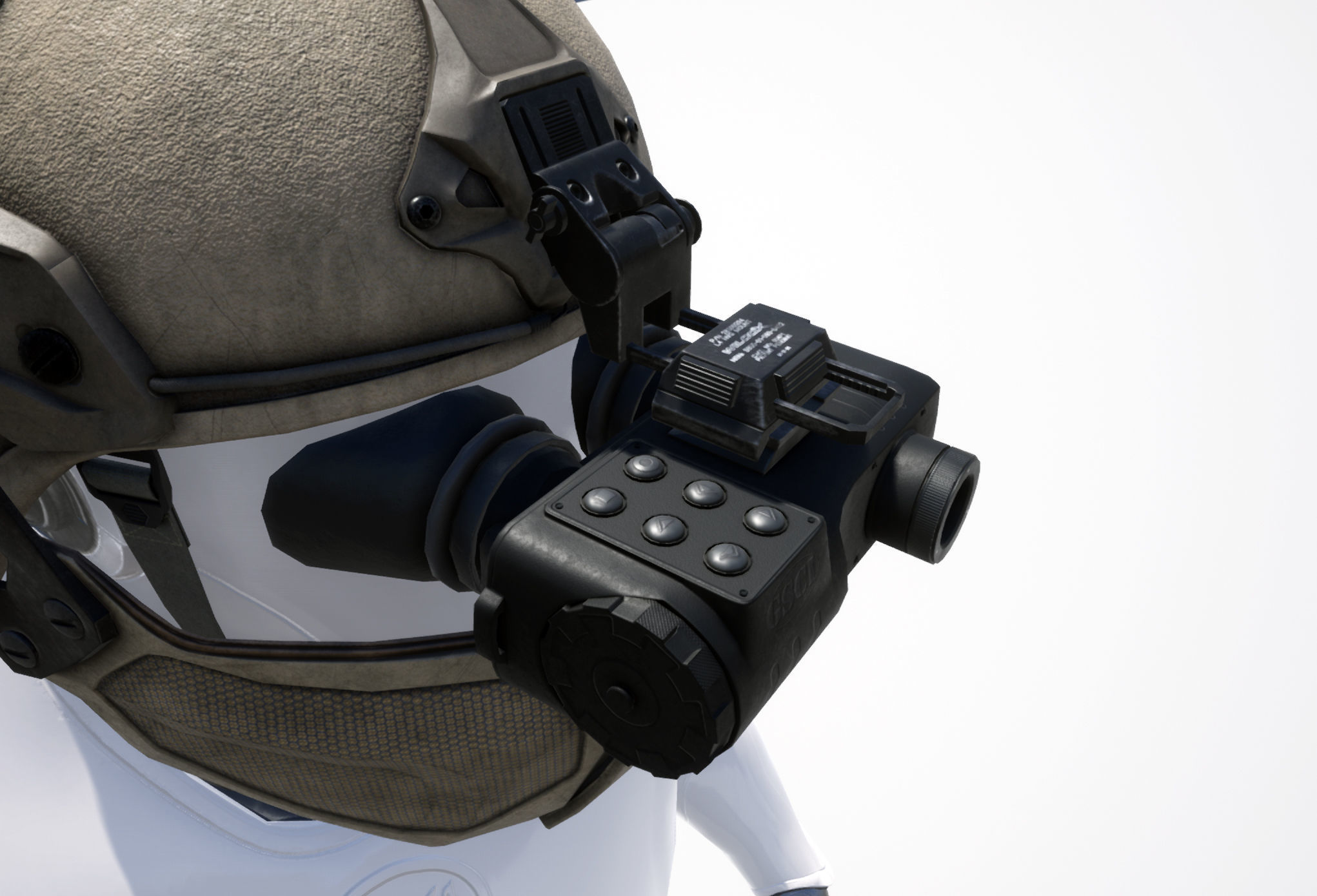 TIG-7 Thermal goggles Low-poly 3D model_17