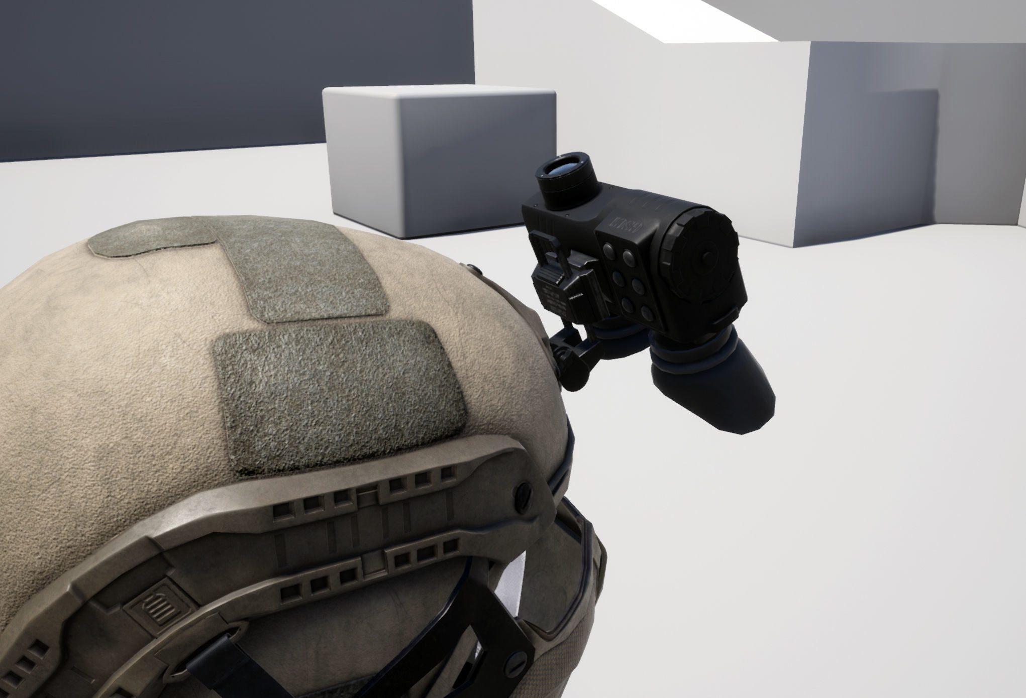 TIG-7 Thermal goggles Low-poly 3D model_15