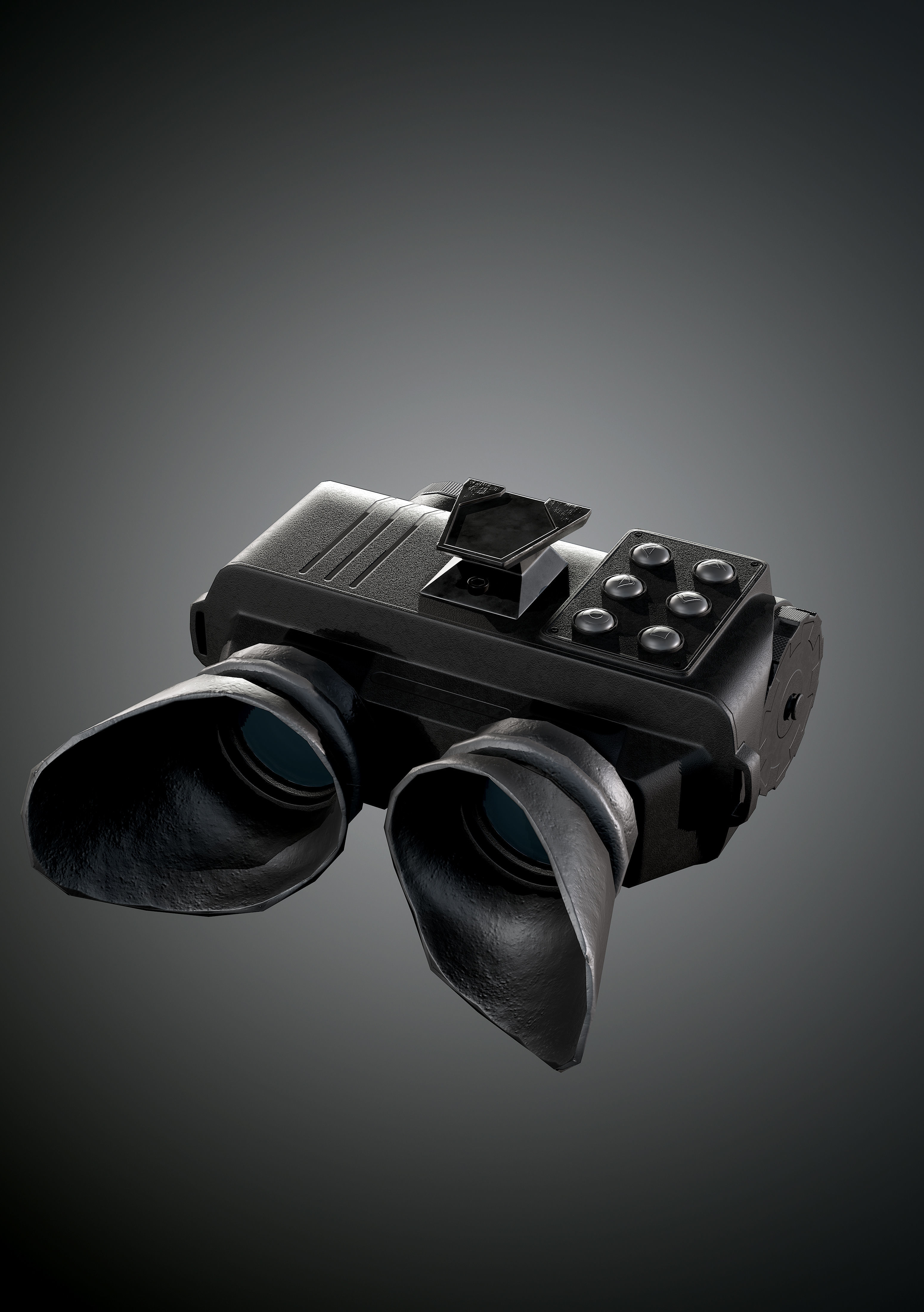 TIG-7 Thermal goggles Low-poly 3D model_4